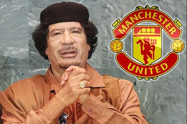 Gaddafi man united