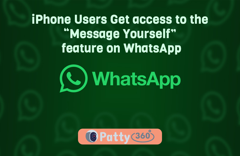 iPhone Users Get access to the “Message Yourself” feature on WhatsApp
