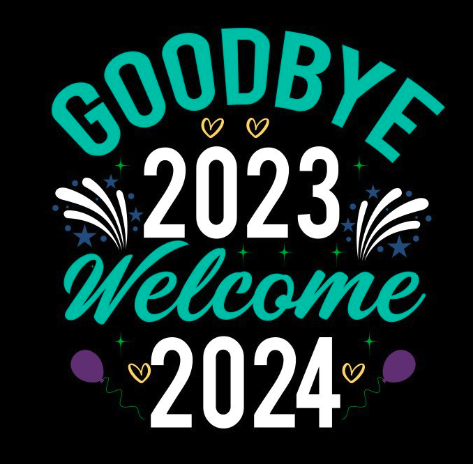 Goodbye 2023 Welcome 2024 Messages