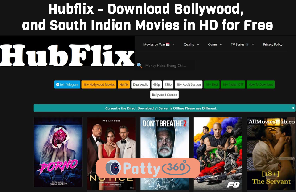 Hubflix – Download Bollywood, and South Indian Movies in HD for Free