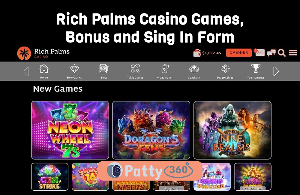 Rich Palms Casino Games, Bonus and Sing In Form